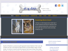 Tablet Screenshot of dogdaysofcharlotte.org